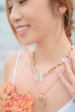 Load image into Gallery viewer, mera.frikio beachside fashion apparel, necklace, waist chain, wacklace, beach girls in Hong Kong, meraki freak, sunset, waterproof accessory
