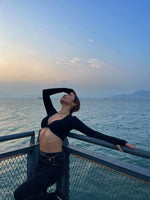 Load image into Gallery viewer, mera.frikio beachside fashion apparel, necklace, waist chain, wacklace, beach girls in Hong Kong, meraki freak, sunset, waterproof accessory
